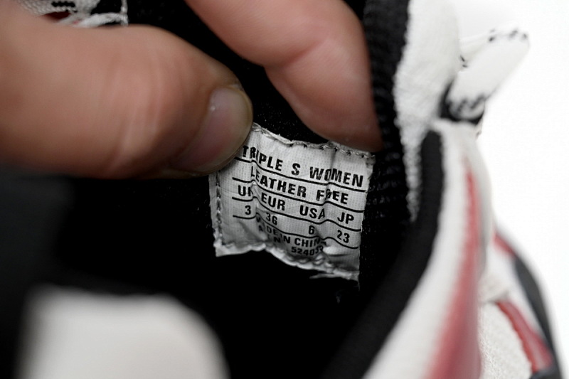 【CA0LJ】白红绿-35 巴黎1代复古老爹鞋 524039 W090H 7078 Balenciaga Triple White, red, and Green