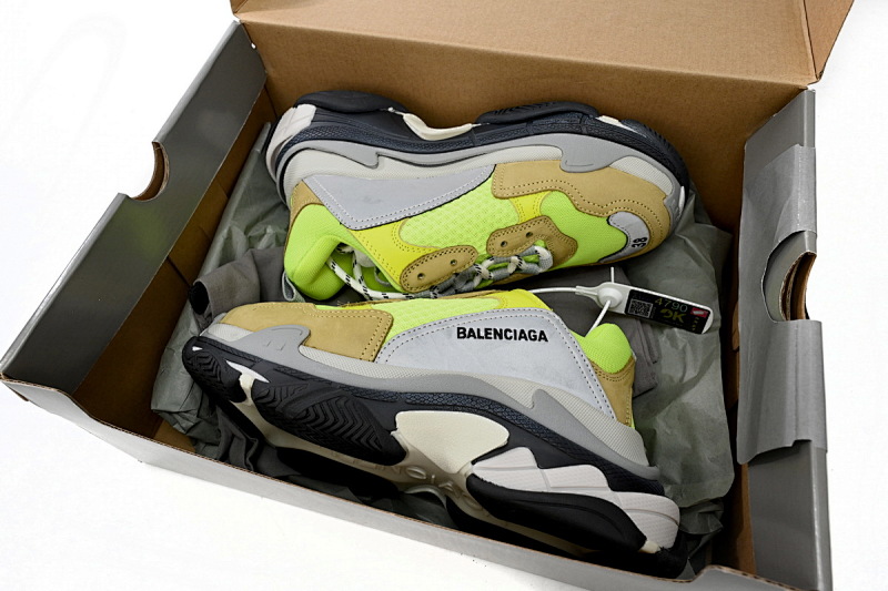 yupoo_373127_96915c3a.jpg 【CA0LJ】荧光黄-36 巴黎1代复古老爹鞋 524039 W0903 1801 Balenciaga Triple Fluorescent Yellow