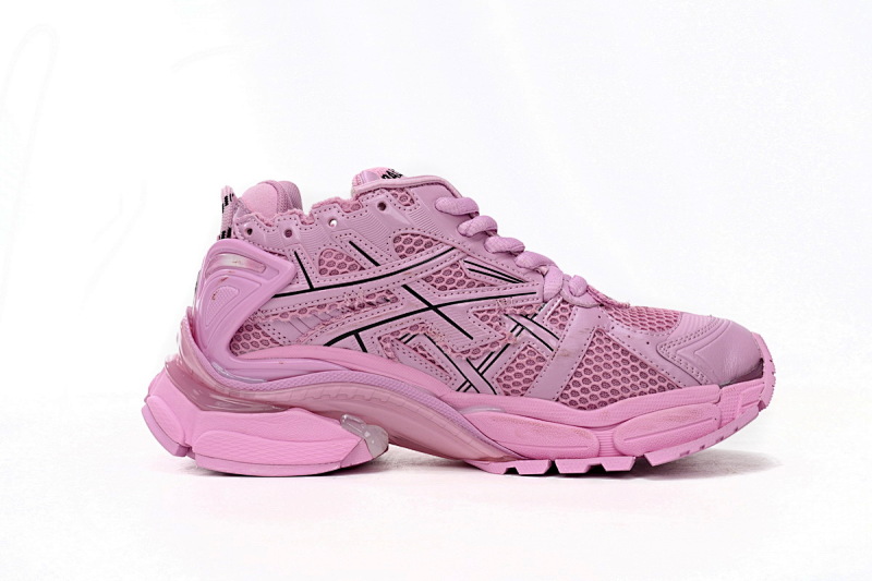 【EA5LJ】粉色-12 巴黎世家7代减震运动跑步鞋 677402 W3RB1 5000 Balenciaga Runner Pink