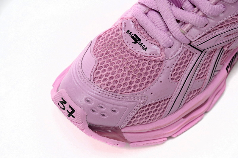 【EA5LJ】粉色-12 巴黎世家7代减震运动跑步鞋 677402 W3RB1 5000 Balenciaga Runner Pink