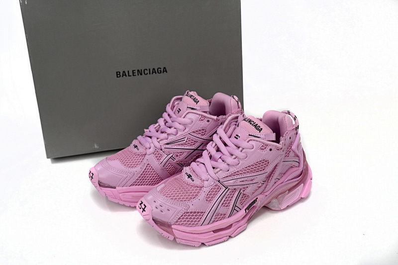 【EA5LJ】粉色-12 巴黎世家7代减震运动跑步鞋 677402 W3RB1 5000 Balenciaga Runner Pink