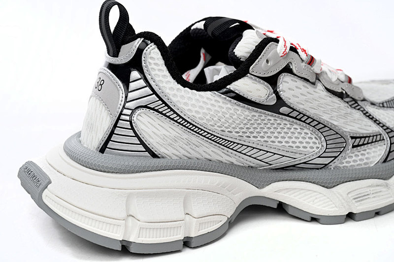 【DA0LJ】灰红-1 巴黎10代做旧 户外概念跑鞋734733 W2RB5 2801 Balenciaga Grey