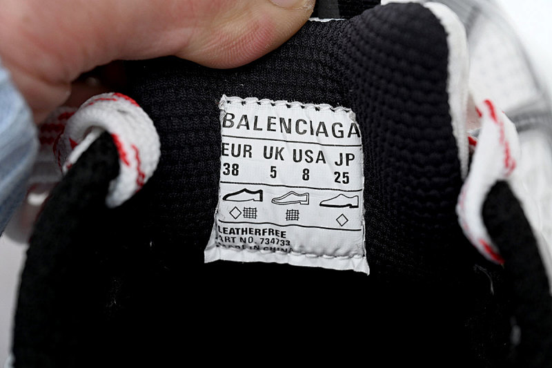 【DA0LJ】灰红-1 巴黎10代做旧 户外概念跑鞋734733 W2RB5 2801 Balenciaga Grey