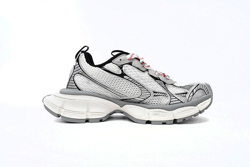 【DA0LJ】灰红-1 巴黎10代做旧 户外概念跑鞋734733 W2RB5 2801 Balenciaga Grey