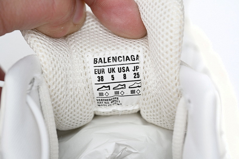 【EA0LJ】全白-1 巴黎轮胎鞋 685611 W1RB3 1201 Balenciaga Defender All White