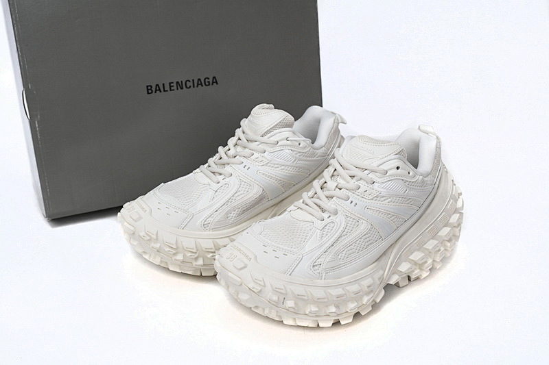 【EA0LJ】全白-1 巴黎轮胎鞋 685611 W1RB3 1201 Balenciaga Defender All White