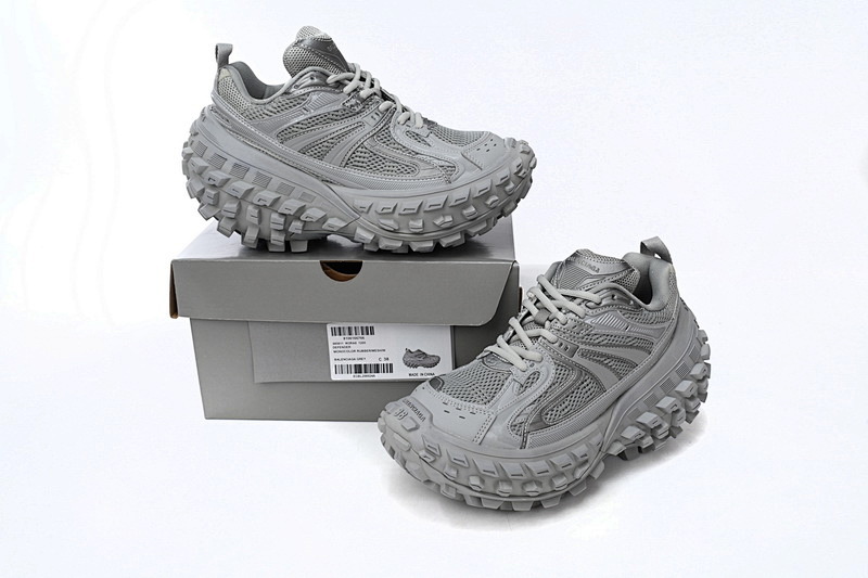 【EA0LJ】浅灰-5 巴黎轮胎鞋 685611 W2RA6 1200 Balenciaga Defender Light Gray