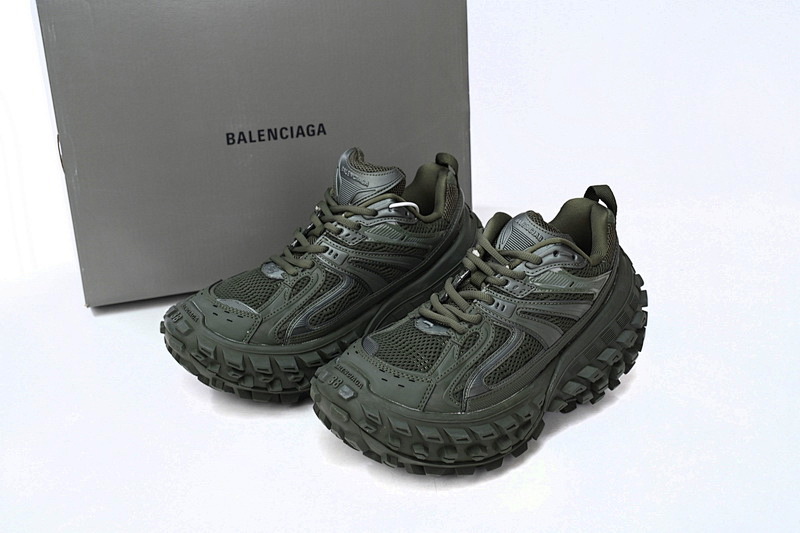 【EA0LJ】墨绿-7 巴黎轮胎鞋 685611 W2RA6 3000 Balenciaga Defender Blackish Green