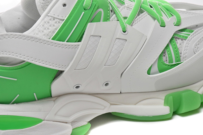 【DA0LJ】白绿 巴黎3代时尚复古低帮跑鞋 542023 W3HL1 9535 Balenciaga Tess S. White Green