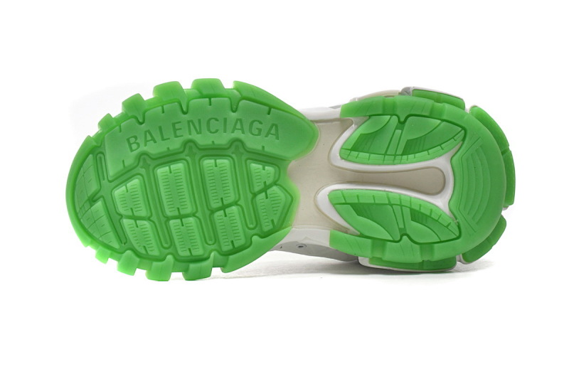 【DA0LJ】白绿 巴黎3代时尚复古低帮跑鞋 542023 W3HL1 9535 Balenciaga Tess S. White Green