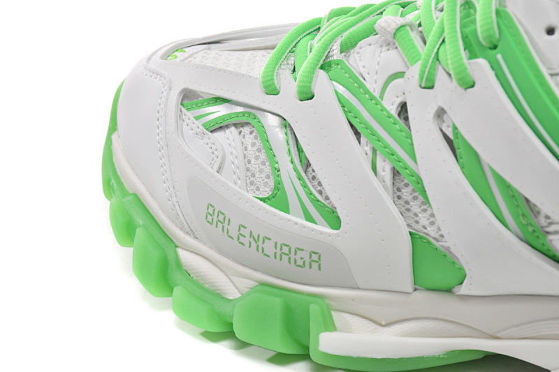 【DA0LJ】白绿 巴黎3代时尚复古低帮跑鞋 542023 W3HL1 9535 Balenciaga Tess S. White Green