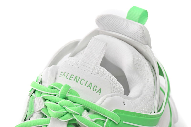 【DA0LJ】白绿 巴黎3代时尚复古低帮跑鞋 542023 W3HL1 9535 Balenciaga Tess S. White Green