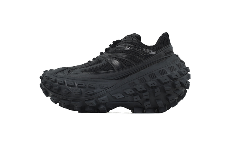 【EA0LJ】黑色-2 巴黎轮胎鞋 685613 W2RA6 1000 Balenciaga Defender Black