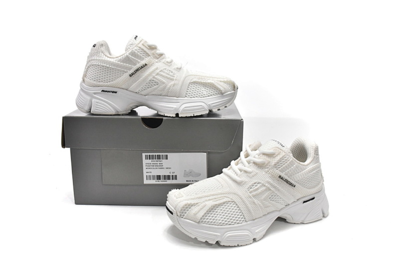 【CA0LJ】全白 巴黎8代运动跑步鞋 679339 W2E92 9000 Balenciaga Phantom Sneaker White