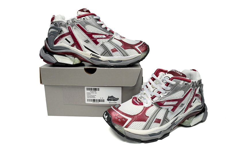 yupoo_373865_fd182a0c.jpg 【EA5LJ】白酒红-3 巴黎世家7代减震运动跑步鞋Balenciaga Runner White Wine Red