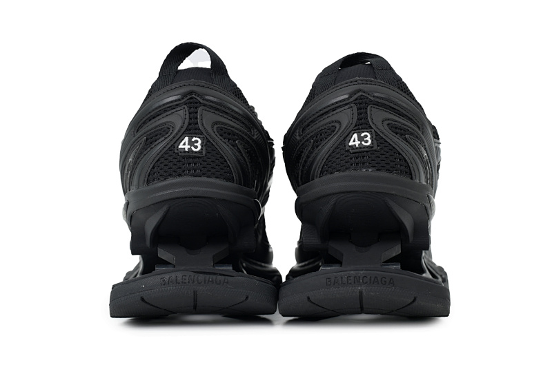 【EA0LL】全黑-2 巴黎世家6代复古弹簧鞋Balenciaga X-Pander Black