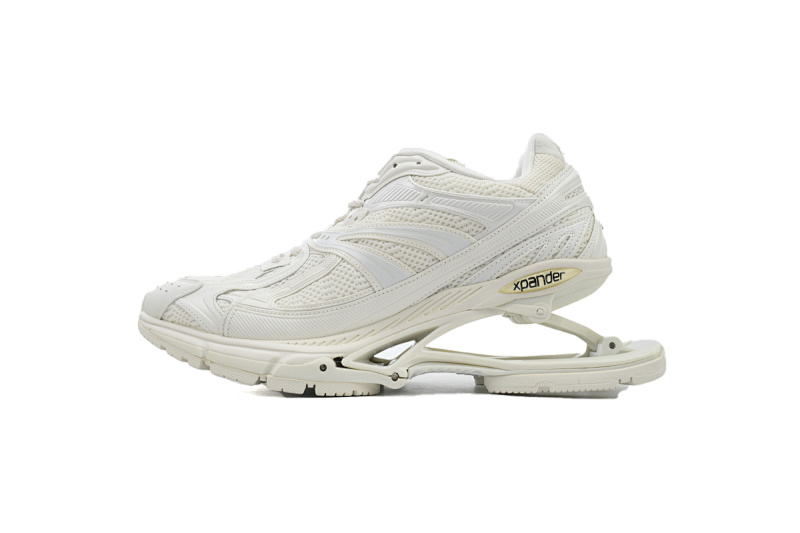 【EA0LL】全白-1 巴黎世家6代复古弹簧鞋Balenciaga X-Pander White