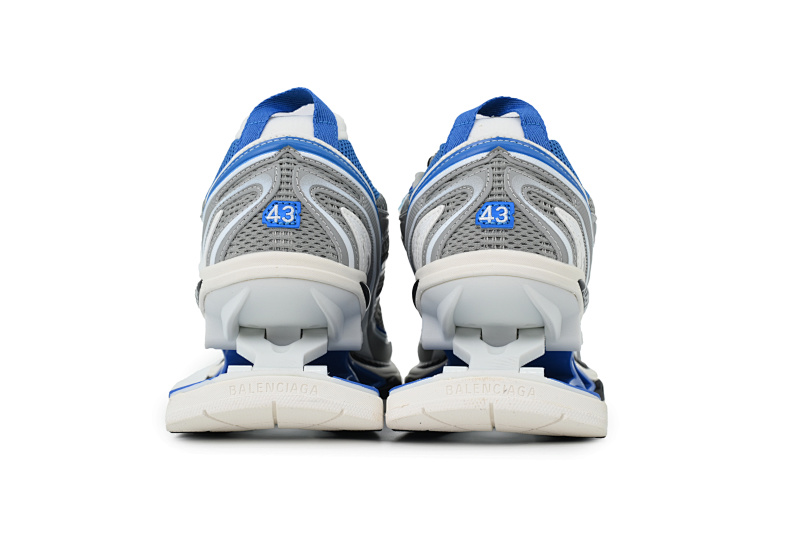 【EA0LL】灰蓝-7 巴黎世家6代复古弹簧鞋Balenciaga X-Pander Grey Blue