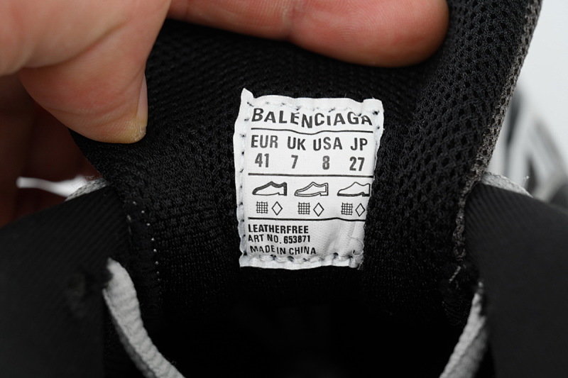 【EA0LL】黑灰-3 巴黎世家6代复古弹簧鞋Balenciaga X-Pander Black Grey