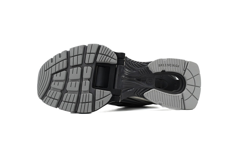 【EA0LL】黑灰-3 巴黎世家6代复古弹簧鞋Balenciaga X-Pander Black Grey