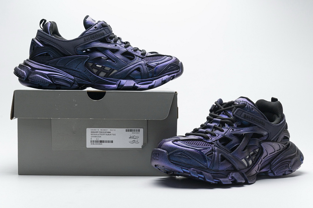 【EA0LL】变色龙 巴黎4代时尚跑鞋 568615 W2MA1 5610 Balenciaga Track 2 Sneaker Chameleon