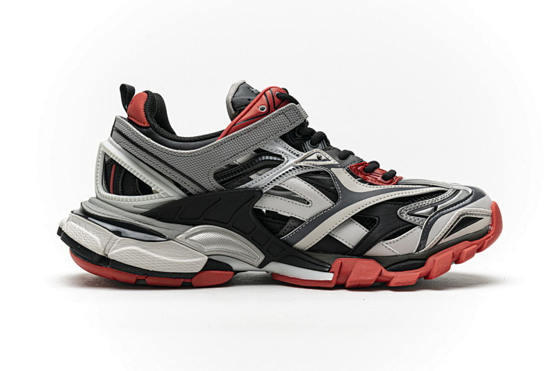 【EA0LL】灰红 巴黎4代时尚跑鞋 570391 W2GN3 1003 Balenciaga Track 2 Sneaker Grey Red