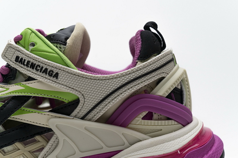 【EA0LL】水果绿 巴黎4代时尚跑鞋 568615 W2GN3 9199 Balenciaga Track 2 Sneaker White Green Pink