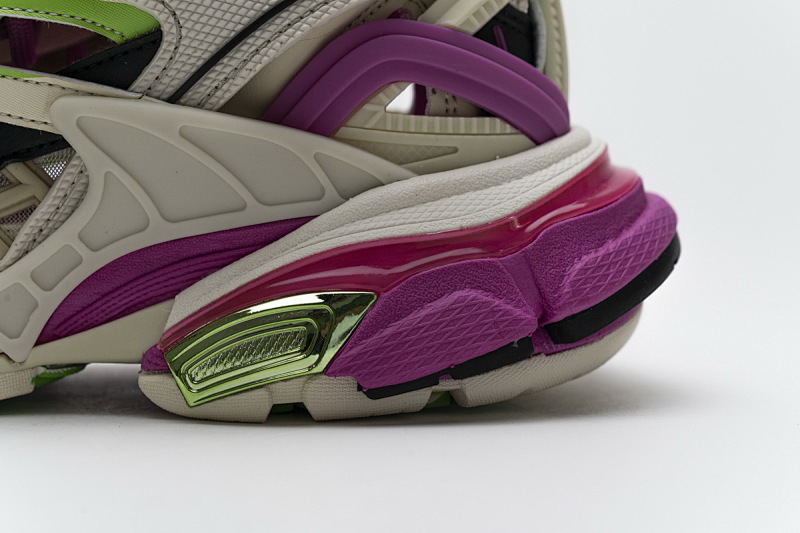 【EA0LL】水果绿 巴黎4代时尚跑鞋 568615 W2GN3 9199 Balenciaga Track 2 Sneaker White Green Pink