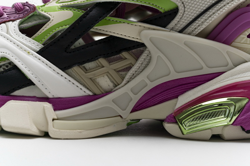 【EA0LL】水果绿 巴黎4代时尚跑鞋 568615 W2GN3 9199 Balenciaga Track 2 Sneaker White Green Pink
