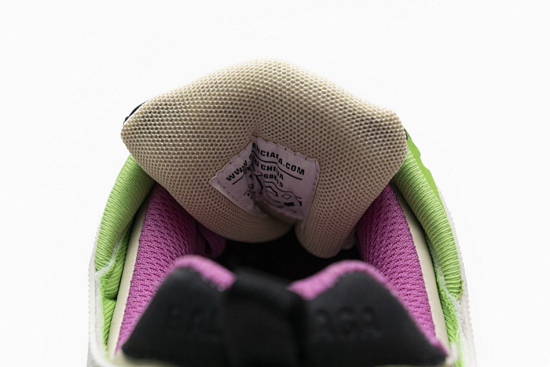 【EA0LL】水果绿 巴黎4代时尚跑鞋 568615 W2GN3 9199 Balenciaga Track 2 Sneaker White Green Pink
