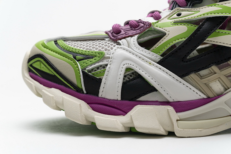 【EA0LL】水果绿 巴黎4代时尚跑鞋 568615 W2GN3 9199 Balenciaga Track 2 Sneaker White Green Pink