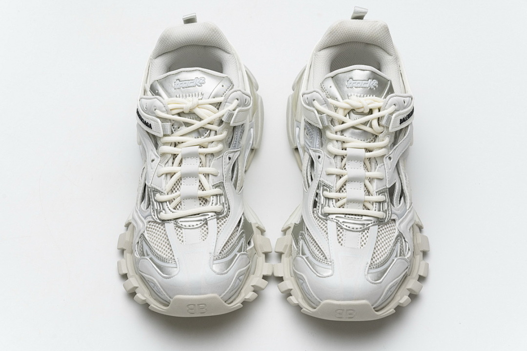 【EA0LL】纯白 巴黎4代时尚跑鞋 570391 W2GN2 9000 Balenciaga Track 2 Sneaker White