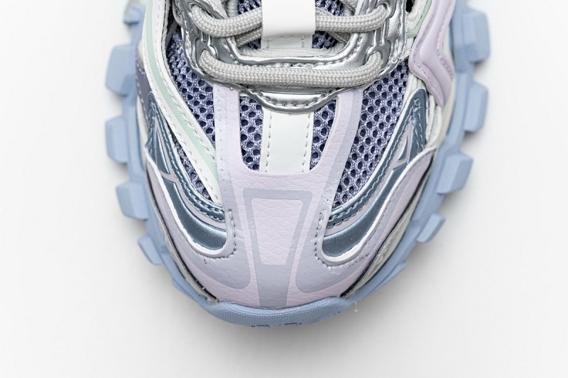 【EA0LL】冰粉兰 巴黎4代时尚跑鞋 568615 W2GN3 9045 Balenciaga Track 2 Sneaker White Light Blue