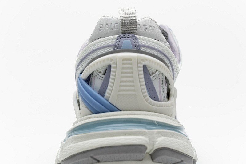 【EA0LL】冰粉兰 巴黎4代时尚跑鞋 568615 W2GN3 9045 Balenciaga Track 2 Sneaker White Light Blue