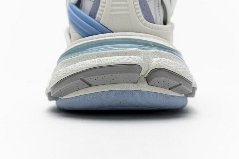 【EA0LL】冰粉兰 巴黎4代时尚跑鞋 568615 W2GN3 9045 Balenciaga Track 2 Sneaker White Light Blue