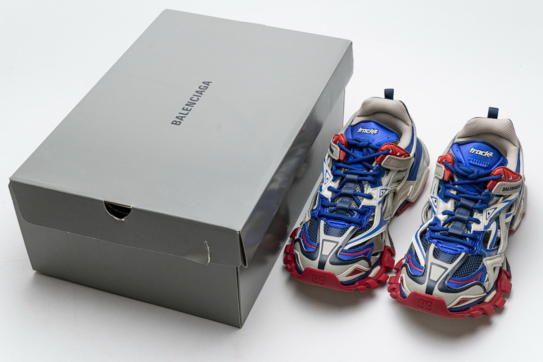【EA0LL】兰灰 巴黎4代时尚跑鞋 570391 W2GN2 8570 Balenciaga Track 2 Sneaker Beige Blue