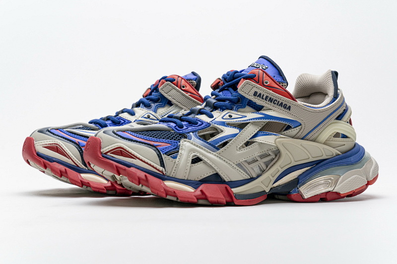 【EA0LL】兰灰 巴黎4代时尚跑鞋 570391 W2GN2 8570 Balenciaga Track 2 Sneaker Beige Blue