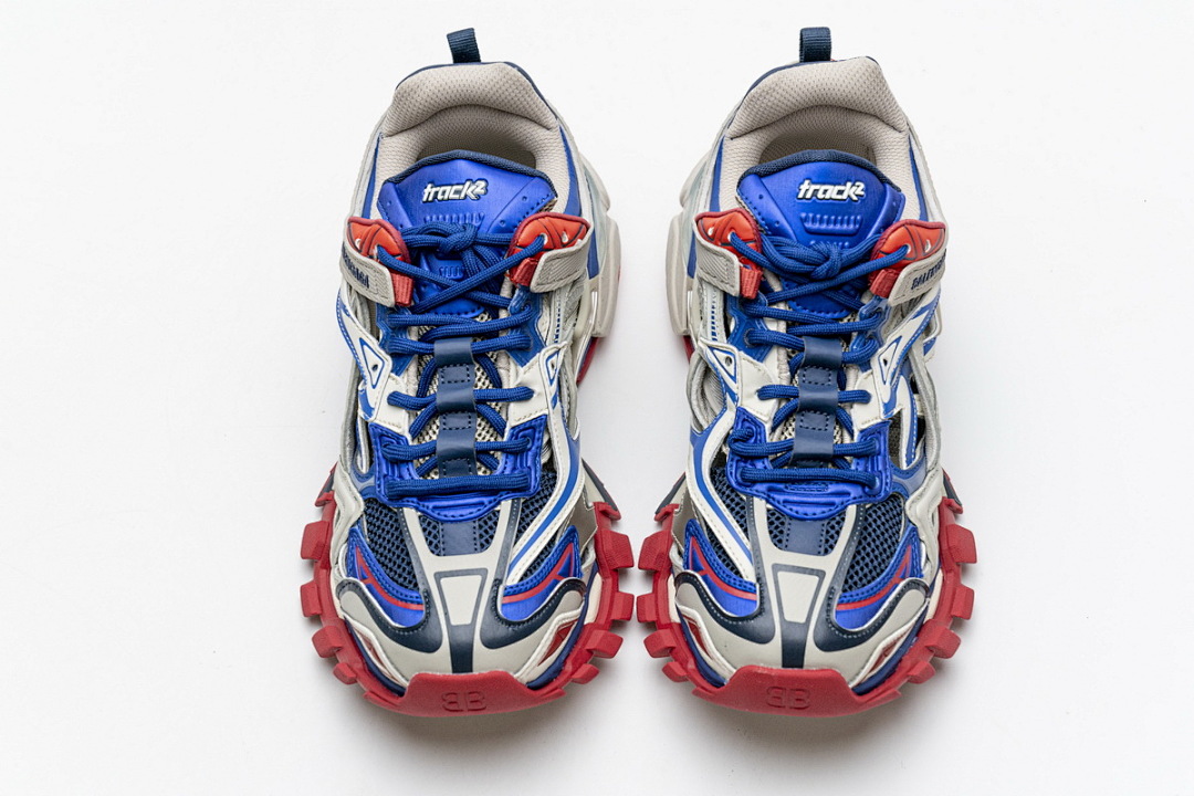 【EA0LL】兰灰 巴黎4代时尚跑鞋 570391 W2GN2 8570 Balenciaga Track 2 Sneaker Beige Blue