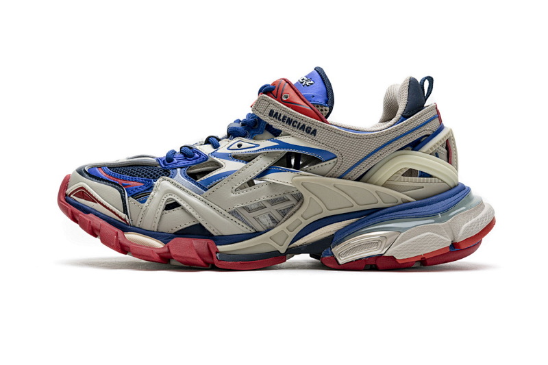 【EA0LL】兰灰 巴黎4代时尚跑鞋 570391 W2GN2 8570 Balenciaga Track 2 Sneaker Beige Blue