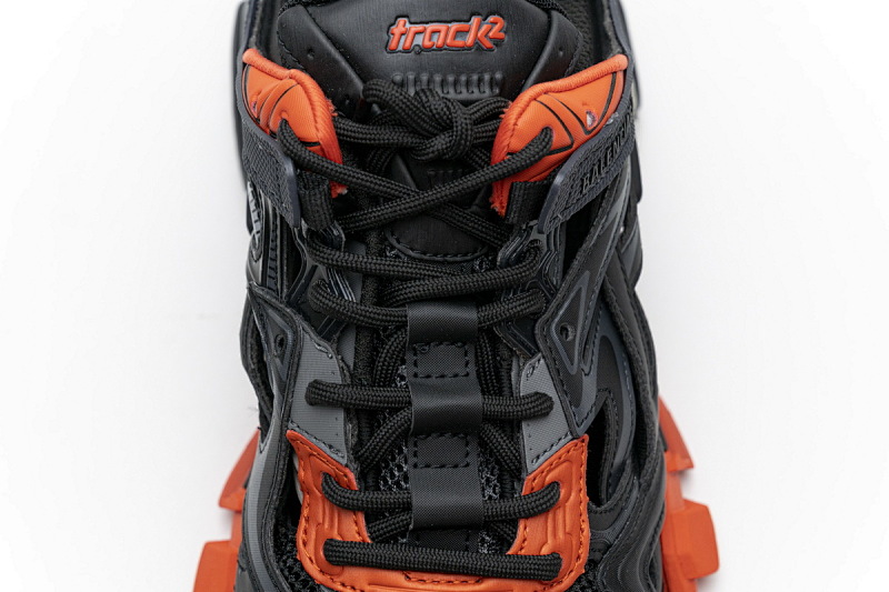 【EA0LL】深灰桔红 巴黎4代时尚跑鞋 570391 W2GN1 2002 Balenciaga Track 2 Sneaker Dark Grey Orange