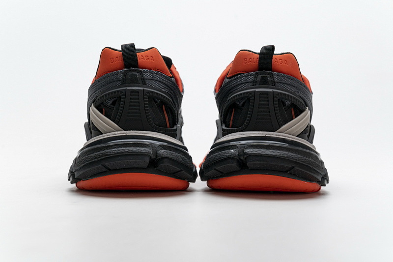 【EA0LL】深灰桔红 巴黎4代时尚跑鞋 570391 W2GN1 2002 Balenciaga Track 2 Sneaker Dark Grey Orange