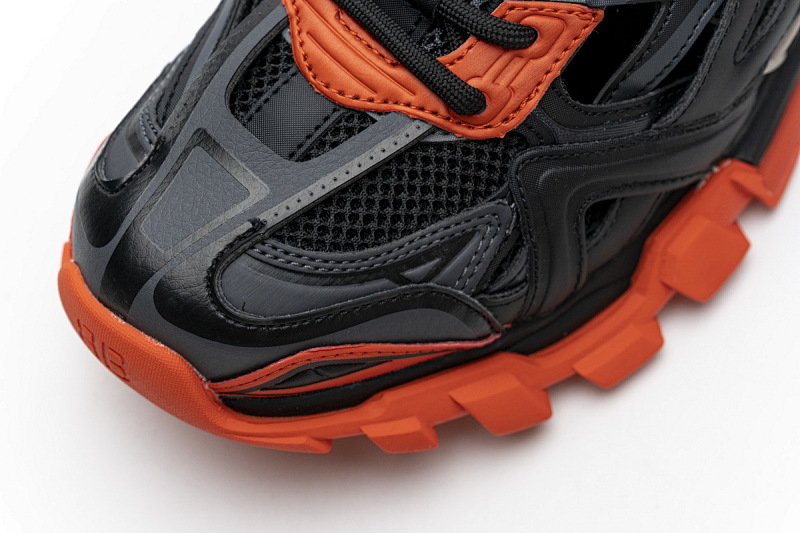 【EA0LL】深灰桔红 巴黎4代时尚跑鞋 570391 W2GN1 2002 Balenciaga Track 2 Sneaker Dark Grey Orange