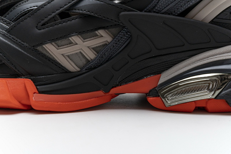 【EA0LL】深灰桔红 巴黎4代时尚跑鞋 570391 W2GN1 2002 Balenciaga Track 2 Sneaker Dark Grey Orange
