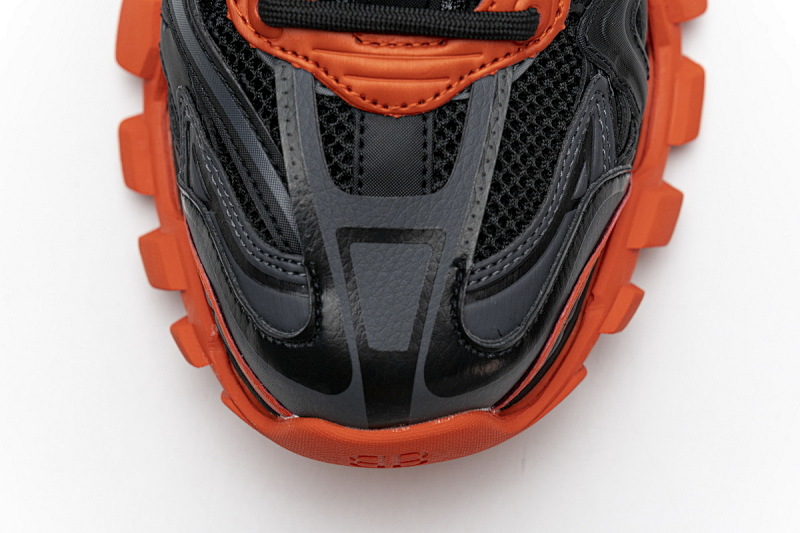 【EA0LL】深灰桔红 巴黎4代时尚跑鞋 570391 W2GN1 2002 Balenciaga Track 2 Sneaker Dark Grey Orange