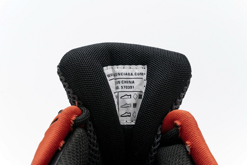 【EA0LL】深灰桔红 巴黎4代时尚跑鞋 570391 W2GN1 2002 Balenciaga Track 2 Sneaker Dark Grey Orange