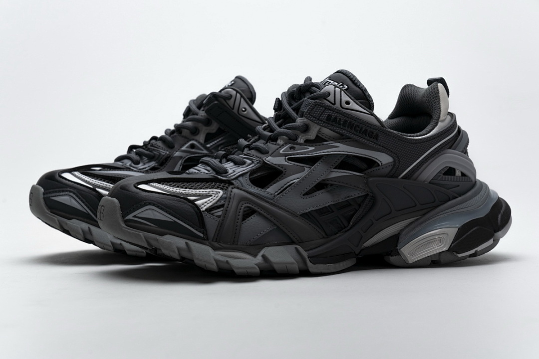 【EA0LL】中灰色 巴黎4代时尚跑鞋 570391 W2GN3 1285 Balenciaga Track 2 Sneaker Medium Grey
