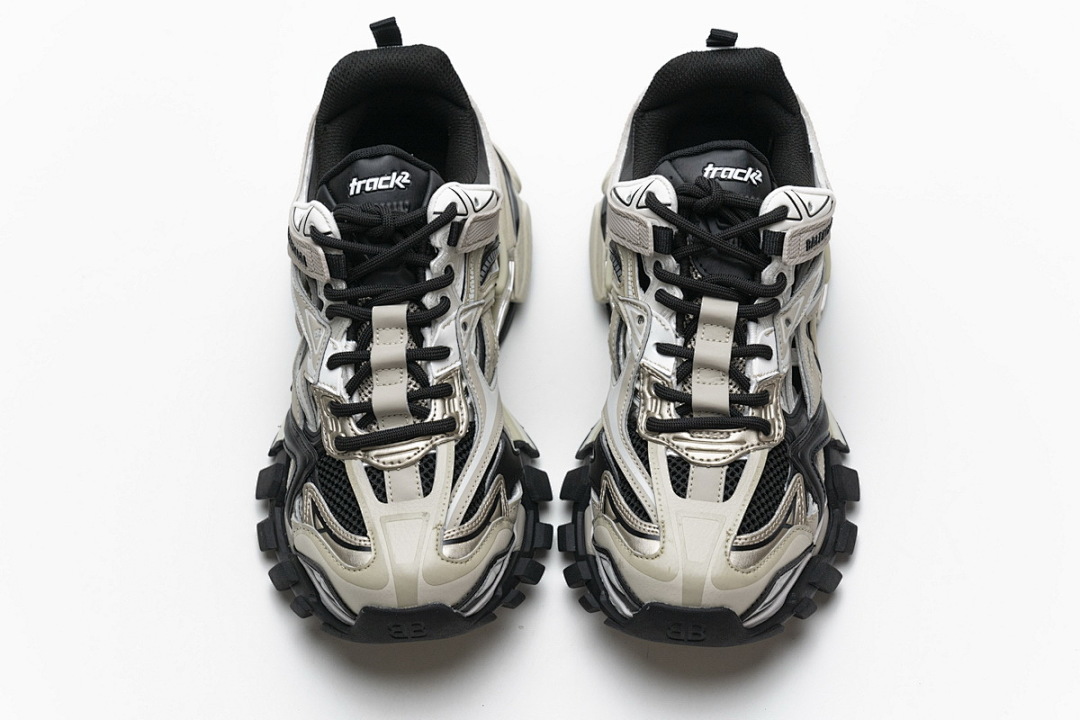【EA0LL】香槟黑 巴黎4代时尚跑鞋 570391 W2GN9 2009 Balenciaga Track 2 Sneaker Champagne Black