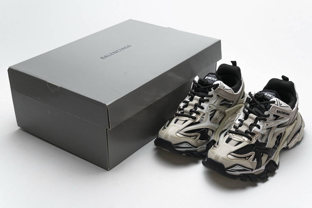 【EA0LL】香槟黑 巴黎4代时尚跑鞋 570391 W2GN9 2009 Balenciaga Track 2 Sneaker Champagne Black