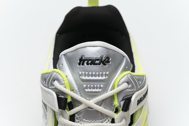 【EA0LL】白银绿 巴黎4代时尚跑鞋 568515 W2ON3 9073 Balenciaga Track 2 Sneaker White Fluo Yellow
