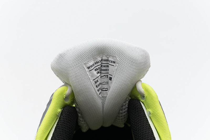 【EA0LL】白银绿 巴黎4代时尚跑鞋 568515 W2ON3 9073 Balenciaga Track 2 Sneaker White Fluo Yellow